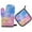 Tie-dye Clouds Pattern, variant on 2 PCS Oven Baking Gloves Set Heat Resistant Oven Mitt & Pot Holder Set Cooking Mitts Kitchen Home Supplies Small Watercolor Splashes and Dots