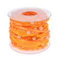thumbnail image 1 of Rongfmy Bead Ribbon Chiffon Applique Beaded Handmade for Birthday Party Bouquets orange, 1 of 9