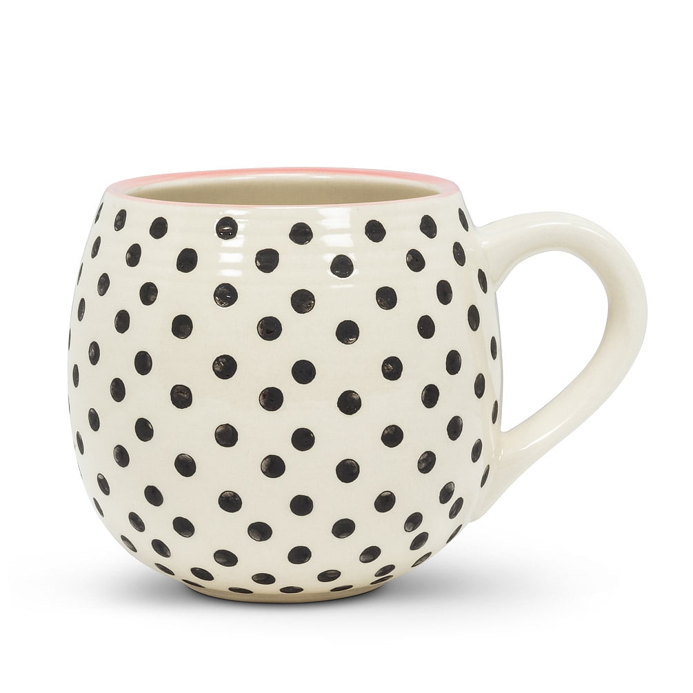 Set of 4 Polka Dot Ball Mug