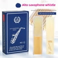 thumbnail image 4 of 10-Pack Affordable Premium Reed Alto Saxophone Reeds, Eb Key 2.5 Strength, Independent ABS Holder & OPP Bag Packaging, Durable Superior Sound for Beginners to Performers, Neutral Brand Global Use, 4 of 6