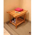 thumbnail image 5 of Redmon 5449 Banc de Douche en Bambou avec Poignées Latérales, 5 of 5