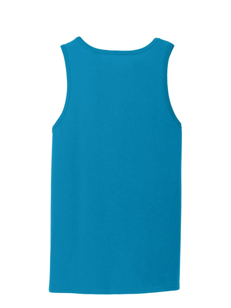 Port & Company Core Cotton Tank Top-S (Neon Blue) - Walmart.com