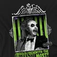 thumbnail image 3 of Beetlejuice Ghost With The Most Kids T Shirt (Medium) for Youth Toddler Boys and Girls, Black, 3 of 5