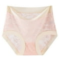 thumbnail image 2 of HongQid High Waisted Underwear for Women Lace Trimmed Cotton Panties Full Coverage Women's Briefs, 2 of 8