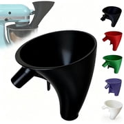 Yippzo Flour Funnel for Kitchen Aid Mixer, Stand Mixer Attachment, Mess Free Guided Pouring, Easy Clean Durable Accessory for Baking and Cooking Prep