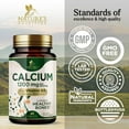 thumbnail image 5 of Calcium 1200 mg with Vitamin D3 - Per Serving - Bone Health Supplement - Vitamin D & Calcium Supplements for Women & Men - Bone Strength Support - Natural Calcium Pills - Bottled in USA - 60 Tablets, 5 of 10