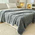 thumbnail image 5 of Taffeta Butterfly Pattern Blanket, Dark Gray, 70*100, 5 of 7