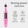 thumbnail image 4 of 20000RPM Manicure Machine Electric Easy Control Pen Nail Drill Bits Set File Remove Polish Gel Portable ,Easy to Setup, 4 of 5