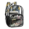 thumbnail image 5 of ALAZA Clear Backpack Funny Cute Cats PVC Transparent BookBag, 5 of 7