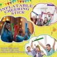 thumbnail image 3 of 80 Pieces Thunder Sticks Colorful Cheering Thunder Sticks Clapper Thunder Stick, 3 of 5