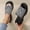 White, variant on Viluyesy Womens Wedge Sandals, Slip-On Flatform Leopard Solid Summer Beach Casual Shoes Black