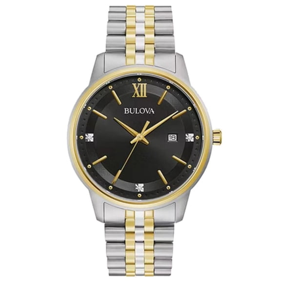 Bulova Diamond Classics Men's Two-Tone Stainless steel Quartz Watch 98X125