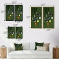 thumbnail image 4 of Designart "Excellent Golf Set Swing II" Golf Framed Wall Art Set Of 2 - Green Sports Framed Canvas Set For Living Room Decor, 4 of 6
