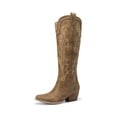 thumbnail image 1 of Bota DREAM PAIRS DWUMKB2501 Tan Talle 8 Tacón Bordado, 1 of 9