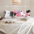 thumbnail image 3 of Hello Kitty Anime Body Pillow Cover Ultra Soft Microfiber Pillowcases with Hidden Zipper Closure 16x48inch, 3 of 5
