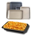 thumbnail image 2 of Rectangular Stainless Steel Non-stick Bread Cake Oven Baking Tray Kitchen Gadget Gold Food Grade Stainless Steel Non-stic, 2 of 7