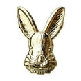 thumbnail image 1 of Abbracc Antique Rabbit Knob Handle Bunny Pull with Screw Hardware Zinc Alloy for Kitchen Gold, 1 of 7