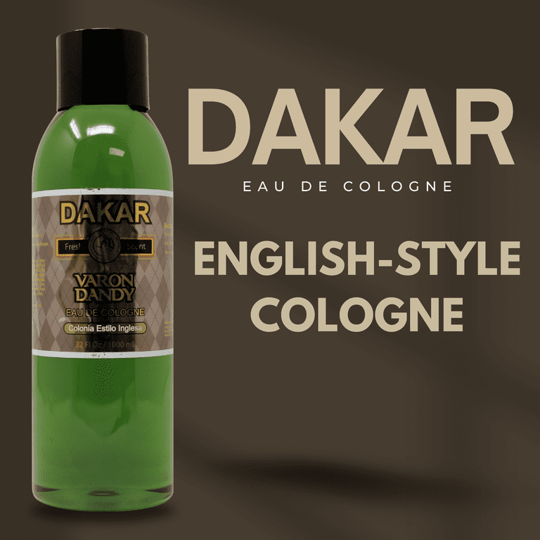 Dakar Varon Dandy Eau de Cologne – English-Style Men Fragrance, 32