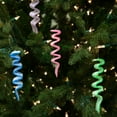 thumbnail image 3 of Northlight Sugar Coated Ribbon Candy Christmas Ornaments - 5.5" - 6 ct, 3 of 6