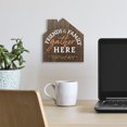 thumbnail image 2 of House Shaped Plaque Decor - Gather, 2 of 5