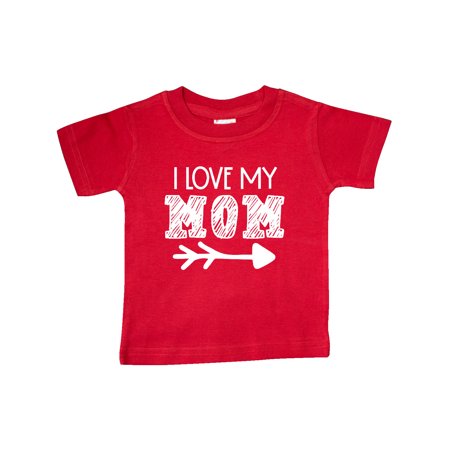 

Inktastic I Love My Mom- Arrow Gift Baby Boy or Baby Girl T-Shirt