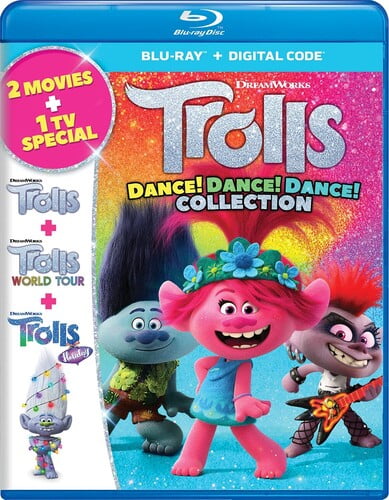 Trolls: Dance! Dance! Dance! Collection (Blu-ray + Digital Copy ...