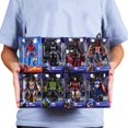 thumbnail image 2 of Disney ZD Original Marvel legends The Avengers Iron Man Spider Man Thor Captain America Thanos Hulk War Machine Action Figures heqiyong LED, 2 of 2