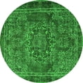 thumbnail image 1 of Ahgly Company Indoor Round Persian Green Traditional Area Rugs, 6' Round, 1 of 1