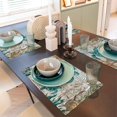 thumbnail image 6 of Sea Turtle Ocean Life Hawaii Placemats Set of 4 Table Mats Table Tableware Place Mats with Non-Slip Heat-Resistant Washable for Dining Home Kitchen Party Indoor, 6 of 6