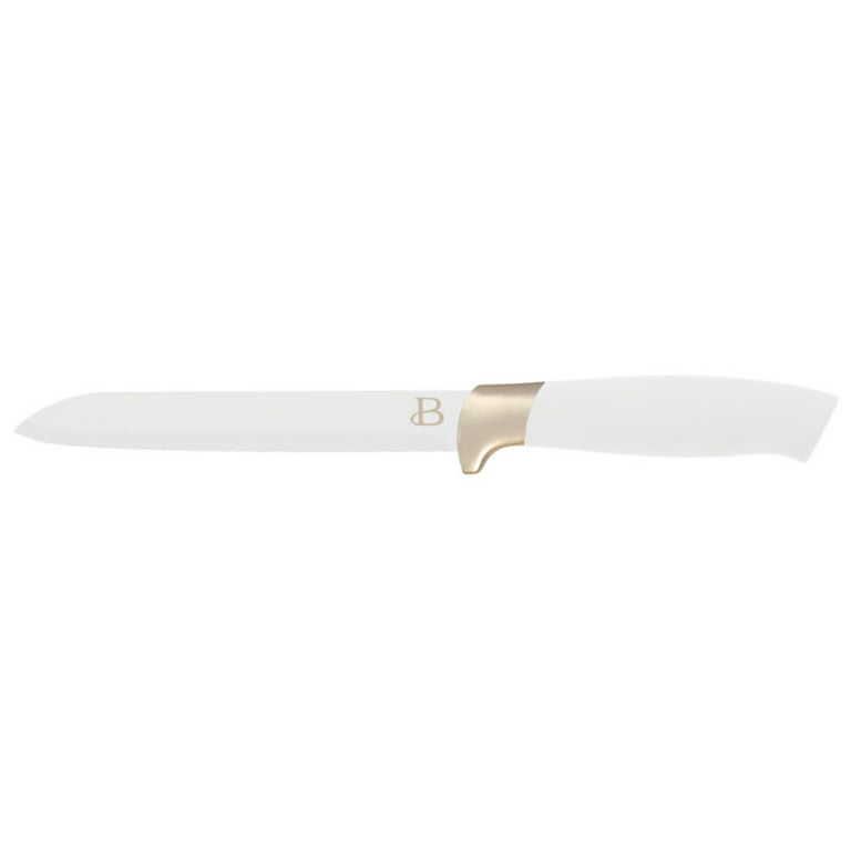 5-Piece Titanium Knife Set - White/Gold Handles – Jean Patrique