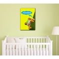 thumbnail image 2 of wall26 - Nursery Art Canvas Wall Art - Adorable Peekaboo Tree Frog Behind a Leaf on Yellow Background - Gallery Wrap Baby/Kids Room Decoration | Ready to Hang - 24x36 inches, 2 of 3