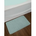 thumbnail image 2 of Oriental Bath Mat, Continuous Eastern Moroccan Pattern with Flowers, Plush Bathroom Decor Mat with Non Slip Backing, 29.5" X 17.5", Sea Blue Dusk, by Ambesonne, 2 of 2