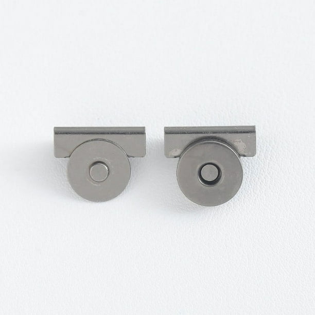Broches magnéticos para monedero, cierre magnético para bolso, kit de repuesto de botón magnético para coser, cierre magnético fuerte, accesorios con hebilla de aleación de zinc