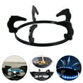 thumbnail image 1 of Luxshiny 2Set Cookware Ring Black Cast Iron Circular Rack for Gas Stove, 1 of 6
