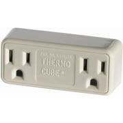 2 Pack QIZONG Model TC-3 Cold Weather Thermo Cube Thermostatically Controlled Outlet - On at 35-Degrees/Off at 45-Degrees