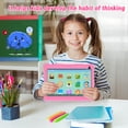 thumbnail image 3 of Peicheng Tablet for Kids, 10" Android 15 Kids Tablet with EVA Case, Parental Control Pre-Installed Education Apps, 6(2+4)GB RAM 32GB Storage 6000mAh WiFi 6, Front 2MP+Back 8MP Dual Cameras - Pink, 3 of 7