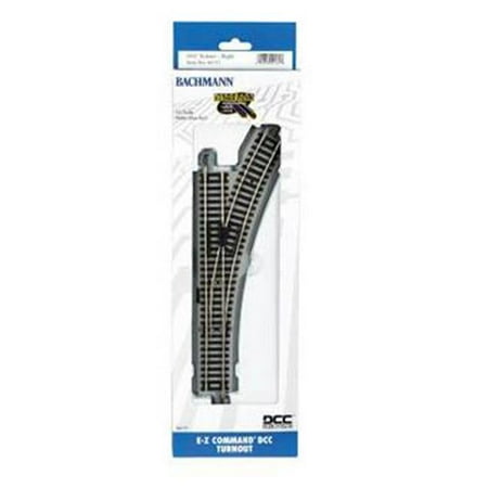 Bachmann Williams BAC44131 Ho Ez Command DCC Turnout Right 