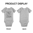thumbnail image 3 of Pregnancy Announcement:Promoted From Dog Grandparents To Human Grandparents Baby Boy Girl Bodysuits, 3 of 5
