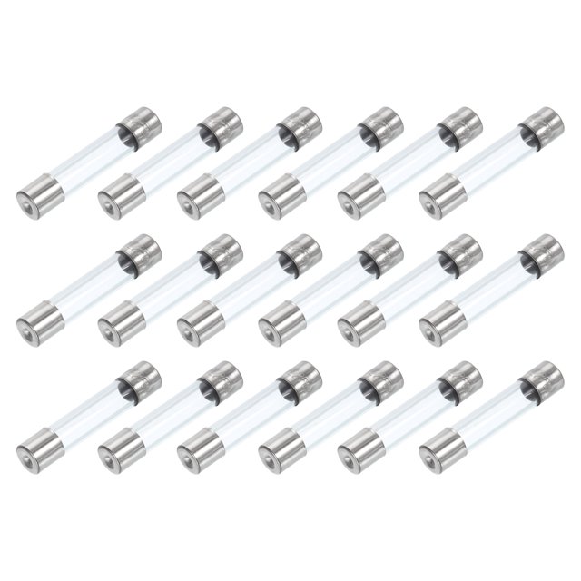Unique Bargains 18pcs Glass Tube Fuses, Axial-with Lead Wire 6x30mm 0.75A 250V Replacing or Repairing Many Home Electronics (F0.75A)