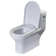thumbnail image 1 of Eago R-353SEAT Replacement Soft Closing Plastic Toilet Seat, White for TB353, 1 of 1
