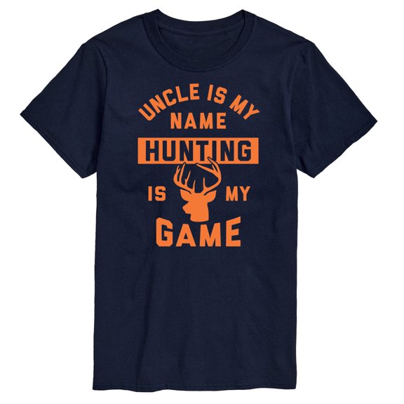 Instant Message - Uncle Is My Name Hunting My Game - Men's Short Sleeve Graphic T-Shirt