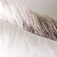 thumbnail image 6 of Phantoscope Merino Style Faux Fur Series Decorative Throw Pillow, 12" x 20", Brown/White, 1 Pack, 6 of 6