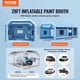 thumbnail image 5 of Cabina de pintura inflable VEVOR, 27,9 x 15,7 x 10,8 pies, cabina de pintura inflable, cabina de pintura portátil para automóviles para camiones pequeños, con sopladores potentes de 950 W + 750 W y, 5 of 9