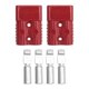 thumbnail image 1 of 2 Piezas de Enchufe ConexióN RáPida 175A 600 V BateríA Conector RáPido AlimentacióN del Cabrestante Rojo para un Cable MáXimo 1 AWG, 1 of 5