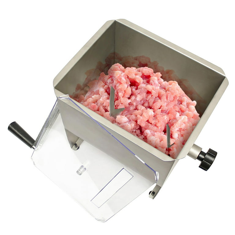 7Penn | Manual Meat Mixer – 20 lb Sausage Mixer Machine Meat Mixer with Lid