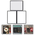 thumbnail image 3 of SHISUYAN 2Pcs Clear Binder Cover Restaurant Menu Binder Daily Use Restaurant Loose-leaf Folder, 3 of 9