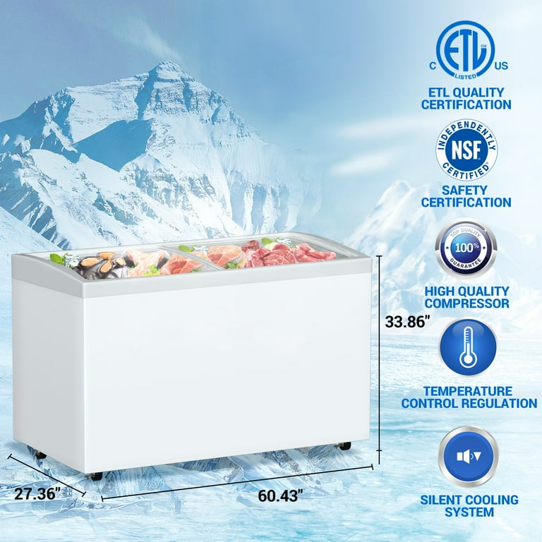 Large ice cream clearance freezer