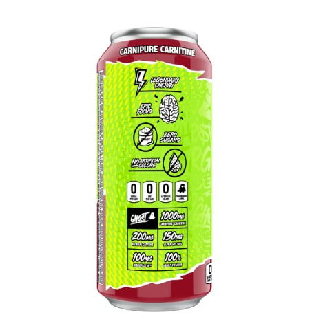 Ghost Energy Sour Black Cherry Warheads 12 Pack 16 fl oz