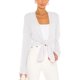thumbnail image 1 of Women's Shrug Short Sleeve Cardigan Tie Cardigan Lightweight Long Sleeve Front Open Sweater Fit Dress Streetwear White XL, 1 of 2