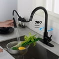 thumbnail image 3 of O'force Touch Kitchen Faucet with Pull Down Sprayer-Matte Black, 3 of 6